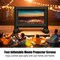 Outdoor Inflatable Projection Screen with Blower Portable for Backyard Camping